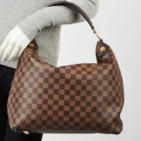 AUTHENTIC Louis Vuitton Duomo Hobo | Damier Ebene | Made in France - Picture 16 of 16